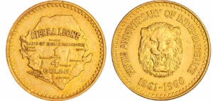 Sierra Leone - 1/2 golde 1966