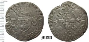 Henri II (1547-1559) - Douzain aux croissants 1550 + (Caen)