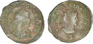 Vaballath et Aurélien - Antoninien (270-272, Antioche)