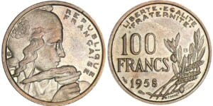 100 francs Cochet - 1958 B