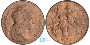 5 centimes Dupuis - 1900