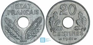 20 centimes "20" - 1941