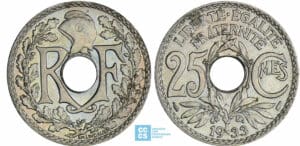 25 centimes Lindauer - 1933