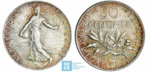 50 centimes Semeuse - 1901