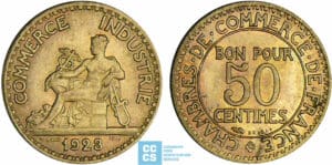 50 centimes Chambre de commerce - 1923