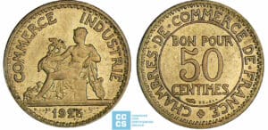 50 centimes Chambre de commerce - 1925