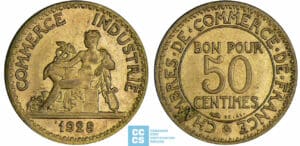 50 centimes Chambre de commerce - 1928