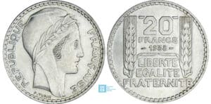20 francs Turin - 1938