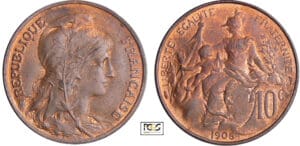 Troisième République (1871-1940) - 10 centimes Dupuis 1906