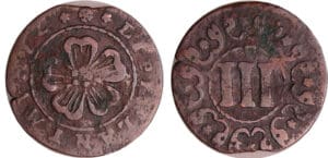 Allemagne - Lippe Detmold - 3 pfennig 1644