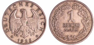 Allemagne - Reich - Mark 1925 G (Karlsruhe)