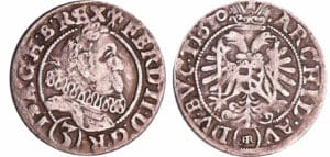Autriche - Ferdinand II (1618-1637) - 3 kreuzer 1610 (Breslau)