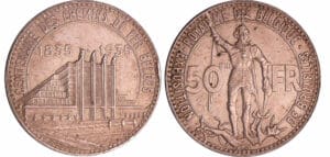 Belgique - Centenaire Chemins de Fer 1935