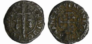 France - Lorraine - Duché de Lorraine - Henri II - Demi-denier (Nancy)