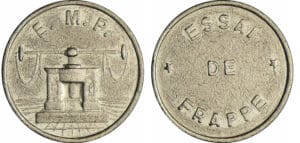 France - Cinquième république (1959- ) - 10 francs Jimenez essai de frappe 