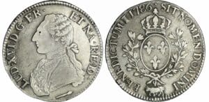 France - Louis XVI (1774-1792) - Ecu de Béarn aux branches d’olivier - 1786 (Pau)