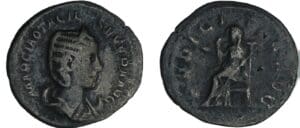 Otacilie - Antoninien (244-245, Rome) - La Pudeur