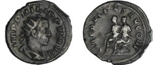 Philippe II - Antoninien (247, Rome) - La Paix