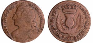 Ecosse - Charles II - Bawbee 1679