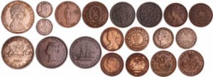 Canada - Lot de 10 monnaies et tokens