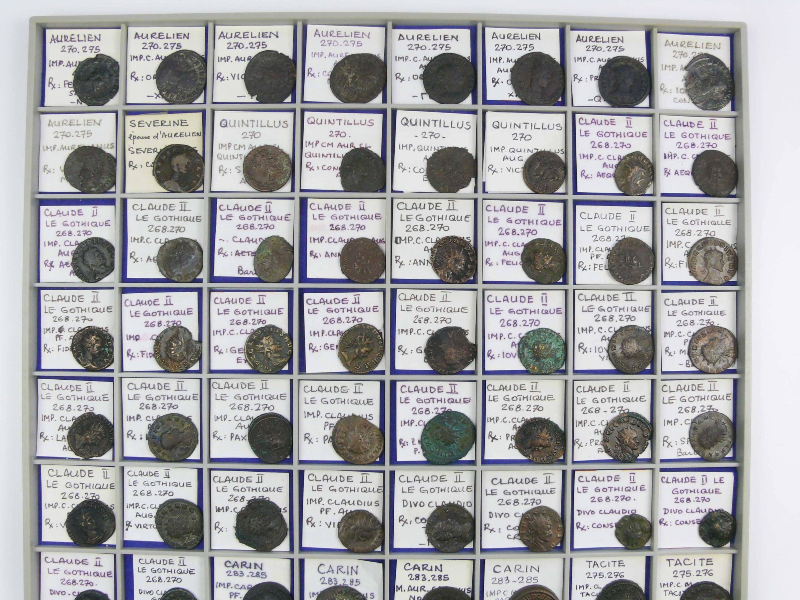 Importante collection de 416 monnaies romaines Importante collection de 416 monnaies romaines