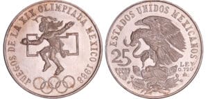 Mexique - Jeux olympiques de Mexico - 25 Pesos 1968 (Mexico)