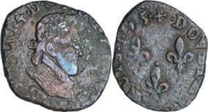 France - Henri IV (1589-1610) - Double tournois de Navarre - 1595 (Saint-Palais)