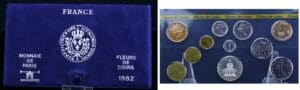 France - Cinquième république (1959- ) - Boitier Fleur de Coin 1982