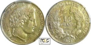 France - Deuxième république (1848-1852) - 10 francs Cérès 1851 A (Paris)