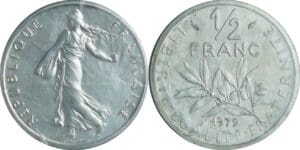 France - Cinquième république (1959- ) - 1/2 franc Semeuse 1979 piéfort