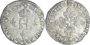 France - Henri II (1547-1559) - Gros de 6 blancs de NESLES - 1550 A (Paris)