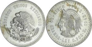 Mexique - Seconde République (1864-) - 5 pesos 1948 (Mexico)