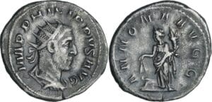 Philippe 1er - Antoninien (247, Rome) - L'Abondance
