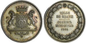 France - Jeton - Conseil de Meaux 1855