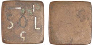 Byzance - Poids monétaire du 6 solidi