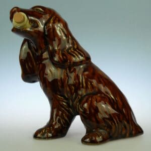 Bouteille en céramique - Chien Cocker