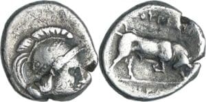 Italie - Lucanie - Thurium - 1/6 Statère (350-281 av. J.-C.)