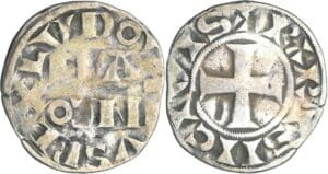 France - Louis VII (1137-1180) - Denier de Paris - 3ème type