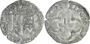 France - François 1er (1515-1547) - Douzain du Dauphiné à la croisette - Grenoble