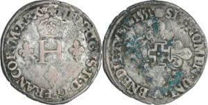 France - Henri II (1547-1559) - Gros de 3 blancs de NESLES - 1551 A (Paris)