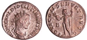 Dioclétien - Aurélianus (286, Lyon) - Jupiter