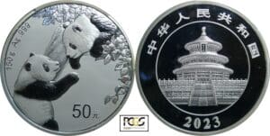Chine - Panda silver - 50 yuan 2023