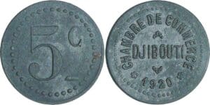 Djibouti - Chambre du commerce - 5 centimes 1920