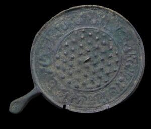 Moyen-Orient - Miroir en bronze