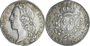 France - Louis XV (1715-1774) - ½ écu au bandeau - 1748 W (Lille)