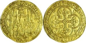France - Philippe VI (1328-1350) - Ecu d'or à la chaise 1ère émission (1 janvier 1337)