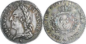 France - Louis XV (1715-1774) - 1/10 d'écu à la vieille tête - 1772 A (Paris) 1772 / 1760