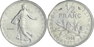 France - Cinquième république (1959- ) - 50 centimes 1965 essai