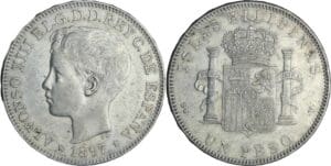 Philippines Royaume espagnol - Alfonso XIII (1886-1931) - Peso 1897 SGV (Madrid)