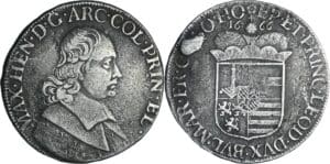 Belgique - Principauté de Liége - Maximilien Henri de Bavière (1650-1688) - Patagon 1666 (Liège)